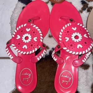 Pink Jelly Jack Rogers Sandals 💓